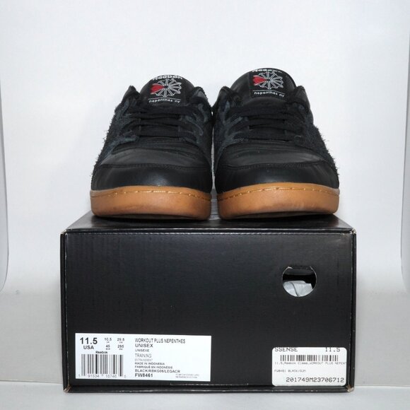 Reebok x Nepenthes Workout Plus FW8461 Hairy Suede Gum Sole Mens US 11.5 - Picture 4 of 10